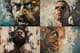 Earthy Toned Expressionistic Portrait of a Man - Artistic Expressionistic Portrait for Creative Projects and Personal Branding 5