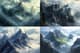 Dramatic Mountain Ridge - Cinematic Landscape Art for Creative Studios and Visual Projects 4