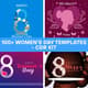 100+ Women's Day Templates CDR Kit - Creative Vector Designs for Celebrations and Campaigns 3