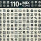 110+ Mix Icons - Versatile PixelGlyph Icon Set for Creative and Professional Projects 5