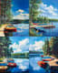 Summer Lakeside - Serene Landscape Art for Tranquil Spaces and Creative Decor 4