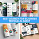 Best Agency For Business Trifold - Professional AI-Driven Brochure & Flyer Template for Marketing Success 1