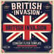 British Invasion Concert Flyer Template - Retro Music Performance Marketing Design for Event Promotion and Creative Campaigns 3
