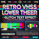 Retro VHS Lower Third - Glitch Text Effect - Vintage Motion Graphics for Dynamic Video Titles and Broadcast Use 2025-2026 4