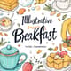 Illustrative Breakfast Party Invitation - Playful Food-Themed Invite for Casual Gatherings and Family Events 4