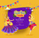 Garba Night Poster - Dance Celebration Flyer - Vibrant Festival Invitation for Cultural Events & Social Gatherings 5