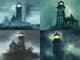 The Drowning Beacon - Shattered Light Tower - Cinematic Digital Scary Environment Art for Horror Creators and Game Designers 3