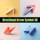 Directional Arrow Symbol 3D - Sleek 3D Render for Developers and Designers 4
