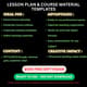 Aesthetic Weekly Plan Green Red Palette - Stylish Editable Lesson Plan Template for Educators and Trainers 2