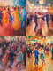 Lively Dance Hall Impressionist Scene - Vibrant Impressionist Painting for Artistic Decor and Creative Spaces 3