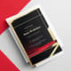 Gold Red Modern Graduation Invitation - Contemporary Elegance for Memorable Celebrations and Personal Milestones 4