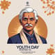 10 National Youth Day Posters - Swami Vivekananda Tribute PSD Set - Inspirational Marketing Templates for Youth Campaigns and Brand Promotion 1
