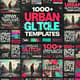 1000+ Urban Glitch Style Template - Dynamic Video Opener for Creators and Content Marketers 1