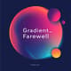 Gradient Stylish Farewell Card - Elegant Gradient Design for Memorable Goodbye Party Invitations 1