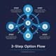 Business Presentation Infographic Template - 3-Step Option Flow - Streamlined Corporate Visuals for Engaged Audiences and Clear Communication 4
