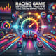 Racing Game Infographic Template - Cool Online Gaming Visuals for Engaging Player Insights and Streamlined Presentations 4