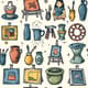 250 Back to School Charm Patterns - Vibrant Seasonal Patterns for Creative Educational & Branding Projects 3