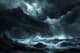 Dramatic Storm Rolling In - Intense Nature Illustration - Captivating Wall Art for Home and Office Décor 6