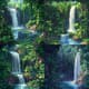 Lush Jungle Pixel Scene with Waterfalls - Vibrant Pixel Art Landscape for Game Developers and Digital Creators 3