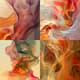Digital Abstract Warm Gradient Composition - Immersive Contemporary Abstract Art for Creative Projects and Modern Decor 4