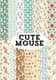 Mouse Kawaii Adventure Patterns - Playful Manga-Inspired Pattern Collection for Creative Prints and Digital Designs 3