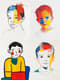 Bold Primary Color Minimalist Portrait of a Young Boy - Vibrant Minimalist Portrait Art for Modern Spaces and Creative Projects 3