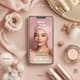 Glow Goals Cosmetics WhatsApp Status - Vibrant Social Media Templates for Beauty Brands & Influencers 1