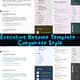 Executive Resume Template Corporate Style - Sleek Professional CV Design for Career Growth and Impactful Job Applications 6