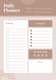 Rustic Brown Abstract Monthly Set - Elegant Planner Templates for Streamlined Daily, Weekly, and Monthly Organization 1