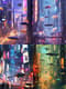 Futuristic Cityscape Digital Art - Immersive Digital Painting for Creative Visionaries and Urban Storytelling 4