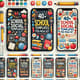 40+ School Social Templates - PSD Mega Set - Versatile Educational Ad Designs for Multi-Channel Campaigns and Engaging School Branding 4