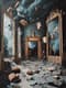Deserted Room Surrealist Painting - Dreamlike Heritage Brushworks for Artistic Expression and Interior Decor 5
