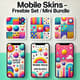 Mobile Skins Freebie Set Mini Bundle - Stylish Mobile Phone Skin Designs for Personal and Commercial Use 6
