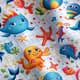 25 Underwater Paradise Patterns - Vibrant Aqua Marine Textures for Designers and Creatives 4