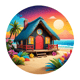 Rustic Retreat Cottage Sticker Bundle - Charming Vinyl Stickers for Cozy Home & Castle Themes 4