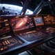 AstroPilot Starship Holographic Dashboard - Futuristic Technology Interface Concept Art for Designers and Sci-Fi Creators 6