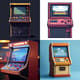 Pixel Arcade Machine Retro Artwork - Vibrant Retro Gaming Pixel Art for Creators and Game Designers 1