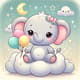 20+ Adorable Dumbo Illustrations - Whimsical Cartoon Designs for Creative Projects and Kids' Content 1