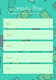 Kindergarten Lesson Plan - Teal Pencil Theme - Editable Educational Templates for Early Childhood Teachers and Curriculum Designers 4