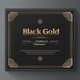 Black Gold Certificate of Achievement Template - Elegant Award Design for Professional Recognition and Business Excellence 6
