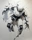Bot Outbreak Mecha Emerging From Brick - Dynamic 3D Graffiti Art for Urban Design and Creative Projects 2025 1