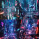 Neon Spire Megalopolis - Vertical Future City Concept - Cinematic Environment Concept Art for Designers and Futurists 6