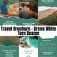 Travel Brochure Green White Torn Design - Modern Travel Marketing Flyer Template for Agencies and Brands 4
