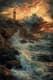 Coastal Cliffs Wall Art - Serene Landscape Canvas for Tranquil Home and Office Decor 2025-2026 1