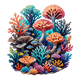25 Ocean Dreams Mermaid & Sea Set - Dreamy Underwater Stickers for Creative Projects and Personal Branding 3