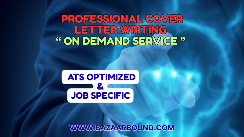 PROFESSIONAL COVER LETTER WRITING SERVICE — ATS OPTIMIZED, CUSTOM & JOB SPECIFIC