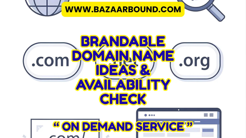 BRANDABLE DOMAIN NAME IDEAS & AVAILABILITY CHECK SERVICE