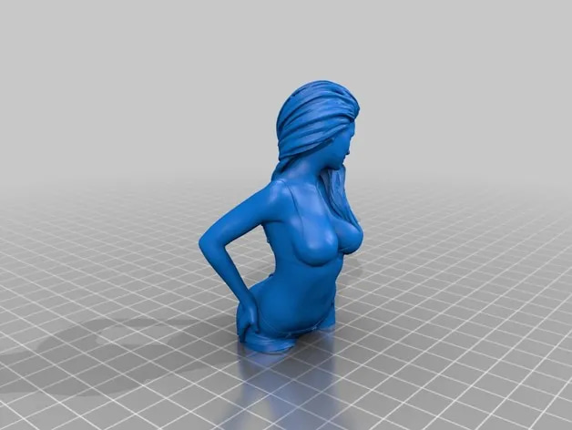Stylized Girls in Shorts - 3D Printable Stylized Female Models for Creative 3D Printing Projects and Design