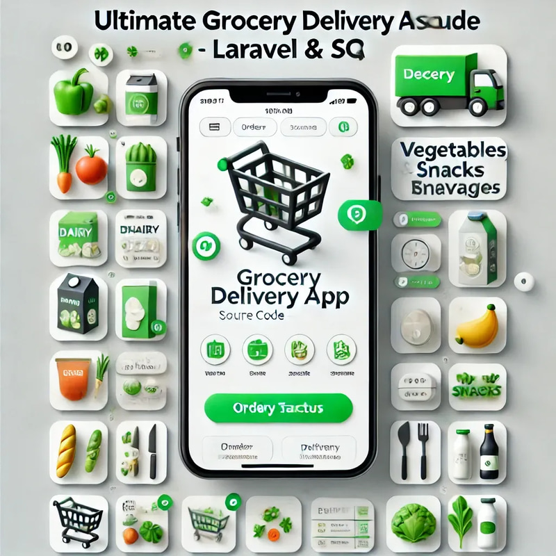 Ultimate Grocery Delivery App Source Code - Laravel & SQL Framework for Flutter, React, and Modern Commerce Solutions
