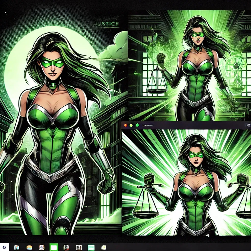 She-Hulk Superhero Theme - Dynamic PC Customization for Fans and Creators